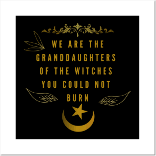 We are the granddaughters of the witches you could not burn Posters and Art